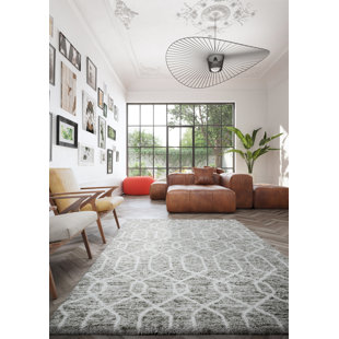 ETTA AVENUE Elsa Geometric Shag Area Rug