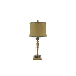 BELLO TREASURE Chocolate And Fossil Marble Table Lamp