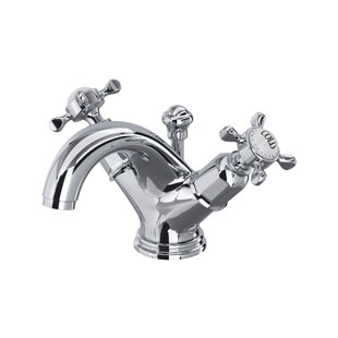 PERRIN & ROWE Edwardian Single hole faucet Bathroom Faucet with Drain Assembly