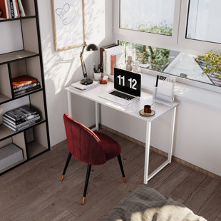 17 STORIES Djellona Metal Base Writing Desk