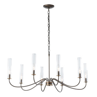 HUBBARDTON FORGE Grace 8 - Light Dimmable Classic / Traditional Chandelier