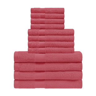 BIRCH LANE™ Amoy 100% Egyptian-Quality Cotton 12 Piece Bathroom Towel Set