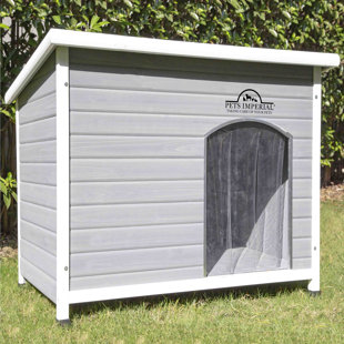 PETS IMPERIAL® Gray Insulated Dog House