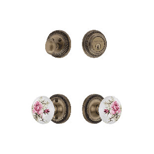 NOSTALGIC WAREHOUSE Complete Entry Knob Set with Deadbolt
