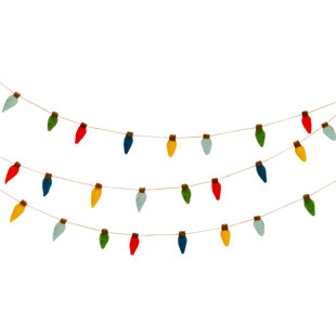 KALALOU Wool / Felt 68'' Novelty Garland Garland