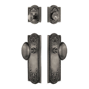 Nostalgic Warehouse Meadows Entry Set with Homestead Knob