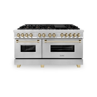 ZLINE Autograph 60" Legacy Dual Fuel Range w/ 9 Burners