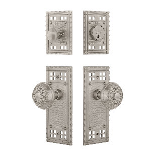 NOSTALGIC WAREHOUSE Complete Entry Knob Set with Deadbolt