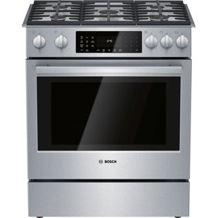 Bosch 30" 4.6 Cubic Feet Dual Fuel Freestanding Range