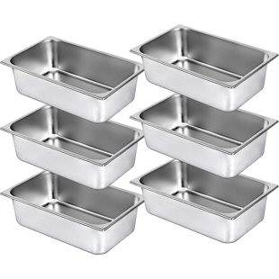 THE PARTY AISLE™ Stainless Steel Rectangle Chafing Dish (Set of 6)