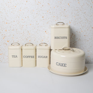 KITCHENCRAFT Living Nostalgia 3er-Set für Kaffee, Tee und Zucker