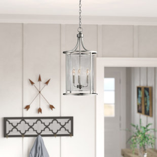 TRENT AUSTIN DESIGN® Bobby 3 - Light Dimmable Lantern Drum Chandelier