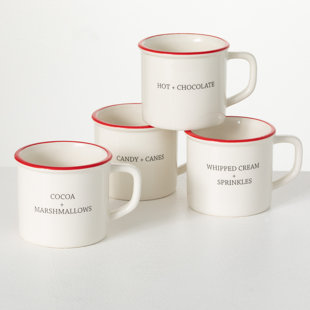 CLOVER LANE Holiday Mug - Set Of 4