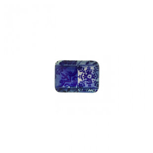 COSTA NOVA Lisboa Bath Soap Dish Blue/White Tile
