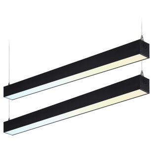 LEDVANS Acie Commercial Grade 4" LED Linkable Suspended Light Dimmable Light 3 Color Temperature Selectable (Set of 2)