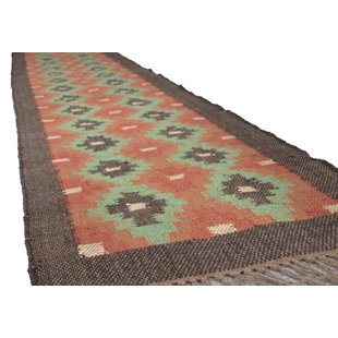 DESIGNS EMPORIUM Kilim Rug Runner Rustic Mexico Style