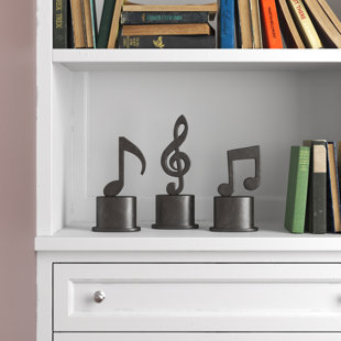 LARK MANOR™ Aarif 3 Piece Music Note Sculpture Set