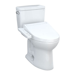 TOTO Drake® 1.28 GPF (Water Efficient) Elongated Two-Piece Toilet with Tornado Flush (Seat Included)