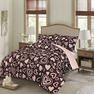 HOMECHOICE INTERNATIONAL GROUP Red Microfiber 3 Piece Duvet Cover Set