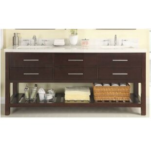 EMPIRE INDUSTRIES Priva 72" Open Double Bathroom Vanity Base Only