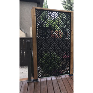 CORE LANDSCAPE PRODUCTS Fanfare Decorative Privacy Screen PVC 3' x 6'