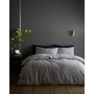 CONTENT BY TERENCE CONRAN Fulham Jersey Stripe Duvet Cover Set With Pillowcases