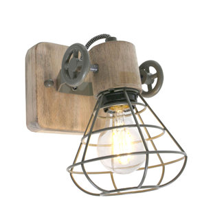 LOFTDESIGNS Stecker Spotlight 1-flammig Ila aus Oakwood