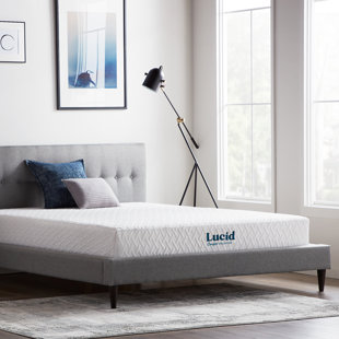 LUCID COMFORT COLLECTION Lucid Comfort 8'' Firm Gel Memory Foam Mattress