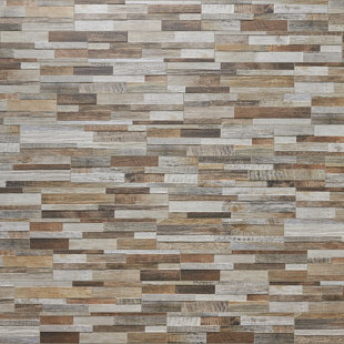 ENCORE SURFACES Inwood 6" x 24" Wood Look Ledger Panel Porcelain Wall Tile