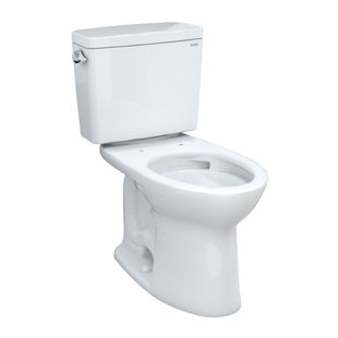 TOTO Drake® 1.28 GPF (Water Efficient) Elongated Two-Piece Toilet with Tornado Flush (Seat Not Included)