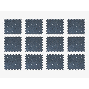 A1 HOME COLLECTIONS LLC A1HC Puzzle Exercise Mat With Rubber Interlocking Tiles 18”x18”, Interlocking Rubber Mat For Gym (Set of 12)