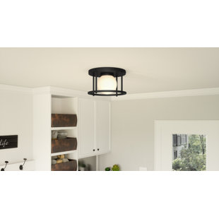 QUOIZEL Glass Flush Mount