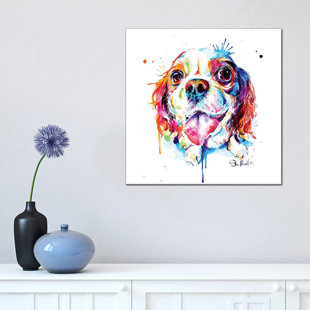VIV + RAE Cavalier King Charles Spaniel by Weekday Best - Wrapped Canvas Painting