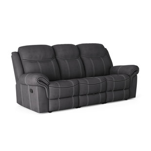 AMERICAN WHOLESALE FURNITURE 87'' Upholstered Reclining Sofa