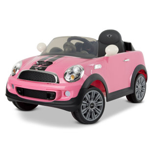 ROLLPLAY MINI Cooper S 6-Volt Battery Ride-On Vehicle (PINK)