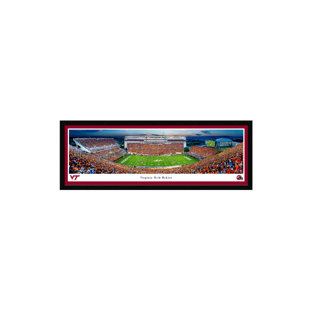 BLAKEWAY WORLDWIDE PANORAMAS, INC Virginia Tech Football Panoramic Print