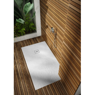 DISTINCT KITCHEN AND BATH BY SCHAEDLER Tytanit 48" x 36" Rectangular Single Curbless Shower Base