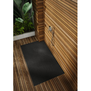 DISTINCT KITCHEN AND BATH BY SCHAEDLER Tytanit 48" x 32" Rectangular Single Curbless Shower Base