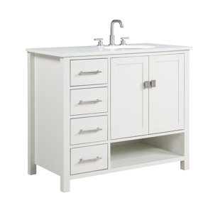 ZIPCODE DESIGN™ Skye 42'' Single Bathroom Vanity with Quartz Top