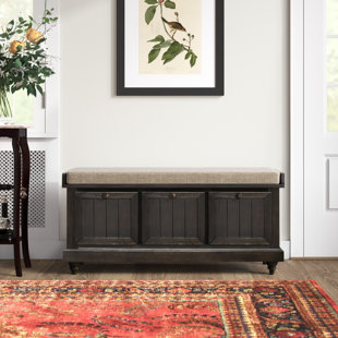 GREYLEIGH™ Oakham Linen Upholstered Storage Bench