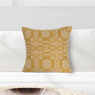 CREATIVE CO-OP Reversible Throw Pillow