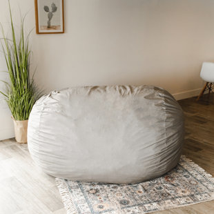 Big Joe Giant Foam Filled Bean Bag Sofa with Soft Removeable Cover