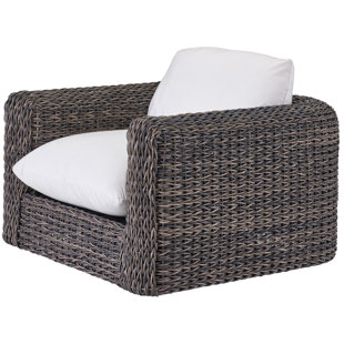 COASTAL LIVING™ BY UNIVERSAL FURNITURE Montauk Swivel Patio Lounge Chair with Cushions