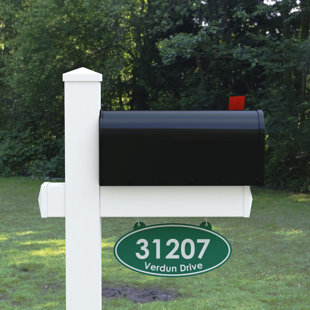 4EVER PRODUCTS Personalized Post Mounted Mailbox