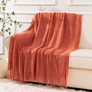 BATTILO HOME Woven Throw Blanket