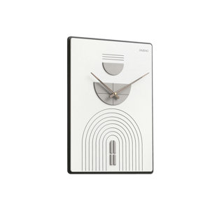 ONZENO Analoge Wanduhr The Ornamental Geräuschlos