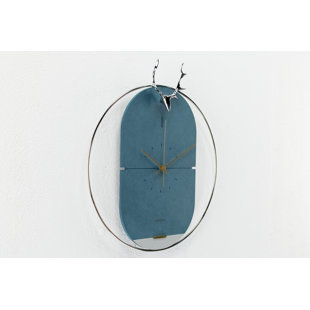 ONZENO Analoge Wanduhr The White Sky 45,5 cm Geräuschlos