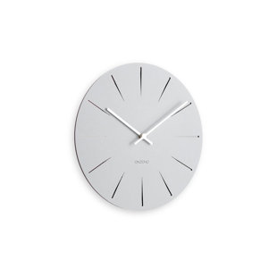 ONZENO Analoge Wanduhr The Earnest 29 cm Geräuschlos