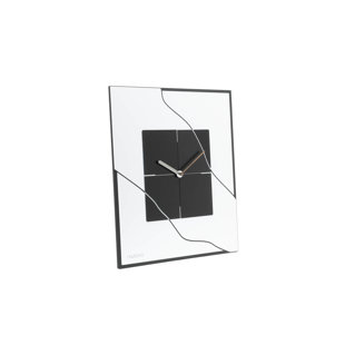 ONZENO Analoge Wanduhr The Framed Geräuschlos