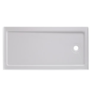 CRAFT + MAIN 60'' W 36'' D Rectangular Single Shower Base